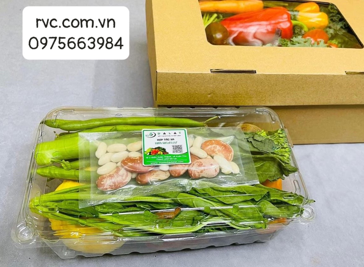 Hộp nhựa đựng nông sản. 