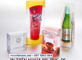 IN OFFSET TRÊN NHỰA PET, PVC